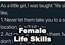 "Life Skills" Taught to Little Girls