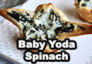 Baby Yoda Spinach and Artichoke Bites