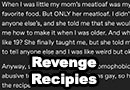 Revenge Recipes