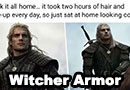Henry Cavill Wore His Geralt Costume Home