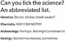 Can You Lick the Science?