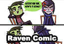 Beast Boy and Raven Comic