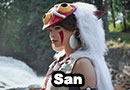 San from Princess Mononoke Cosplay