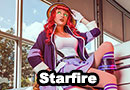 DC Bombshell Starfire Cosplay