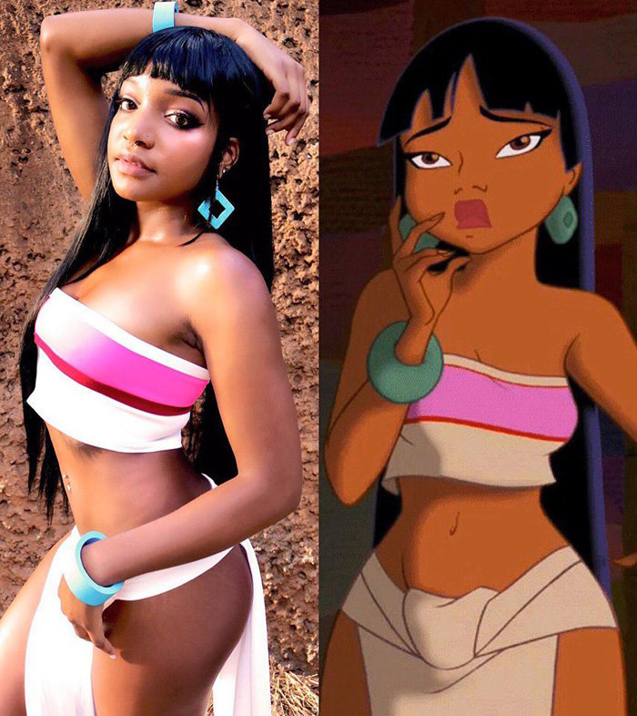 Cosplayer. looks delightful cosplaying as Chel from DreamWorks' The Ro...