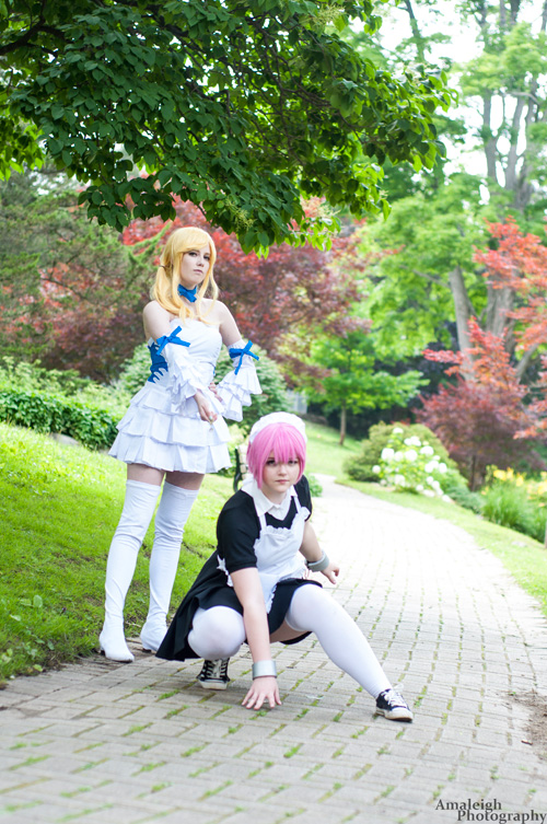 Lucy and Virgo from Fairy Tail Cosplay