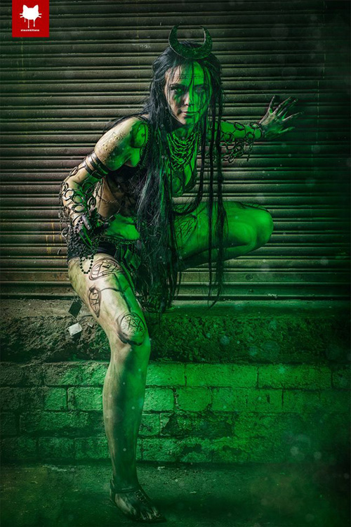 Photographer. looks stunning cosplaying as Enchantress from Suicide Squad i...