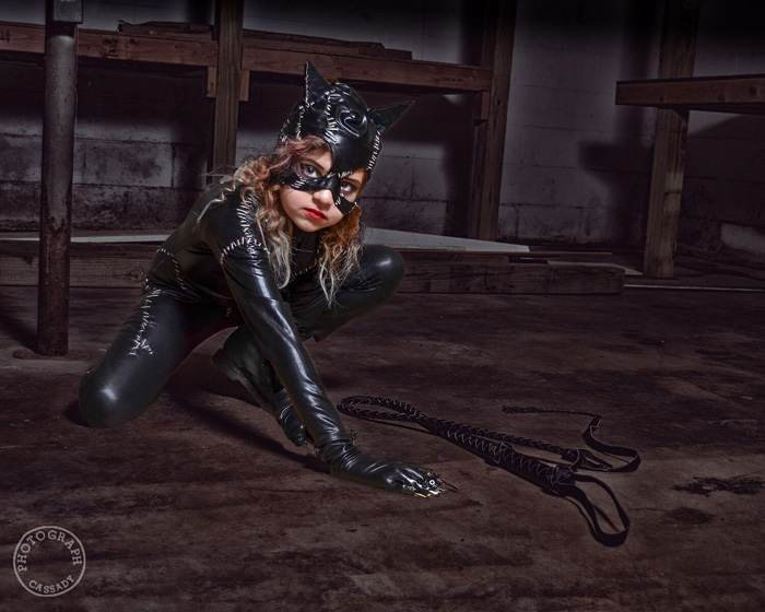Little Catwoman Cosplay.
