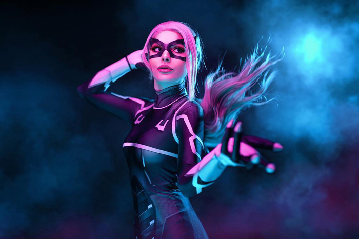 Black Cat from Spider-Man PS4 Game Cosplay.