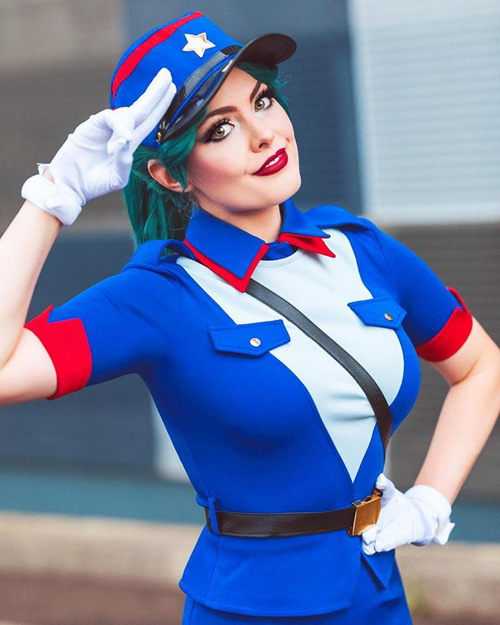 NEW!Pokemon Officer Jenny cosplay costume female.
