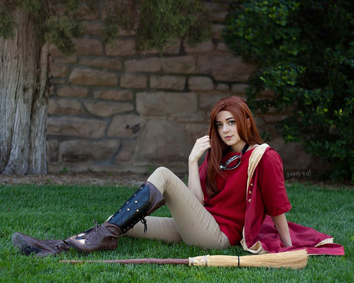 Pose Wigs. looks wonderful cosplaying as her name twin, Ginny Weasley from ...