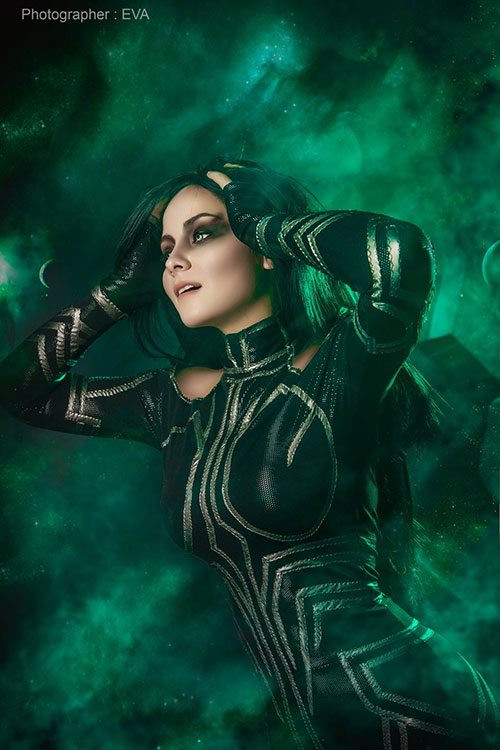 Photographer. shot these incredible photos of these amazing Hela the Asgard...