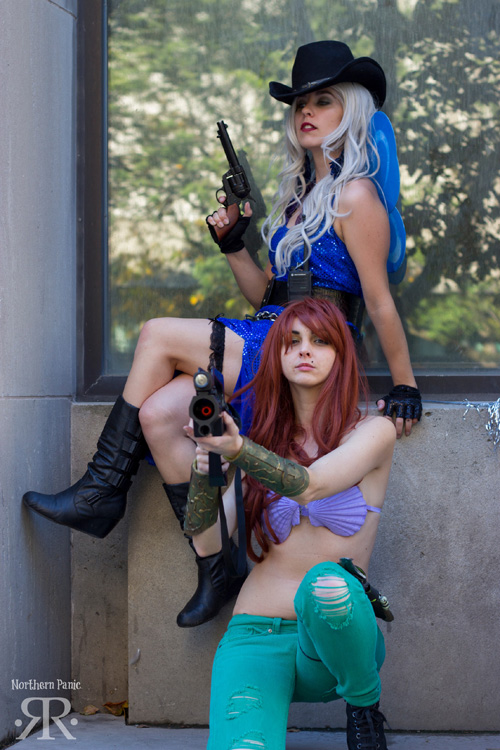 Gunslinging Blue Fairy & Kill Team Ariel Cosplay