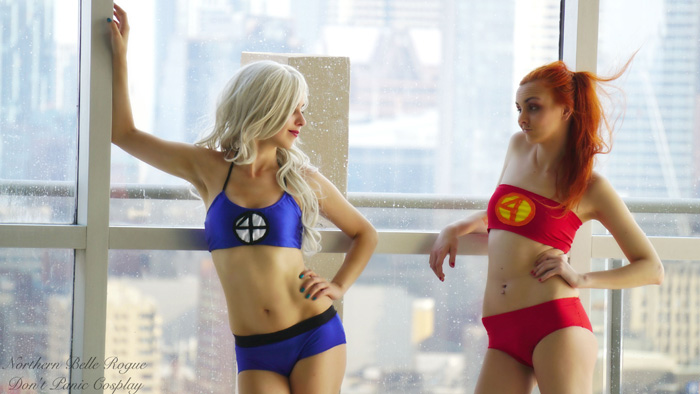 Fantastic Four Storm Sibling Swimsuits