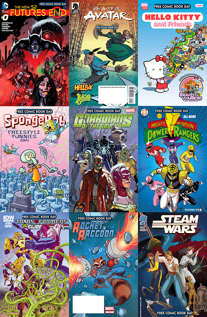 Free Comic Book Day is May 3rd, 2014