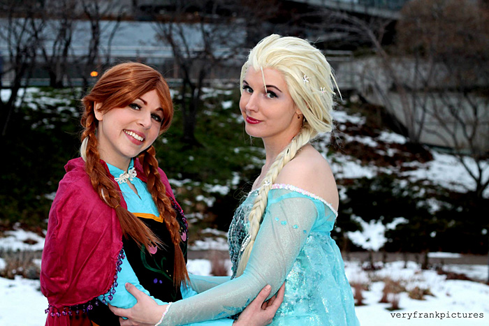 Elsa & Anna from Frozen Cosplay