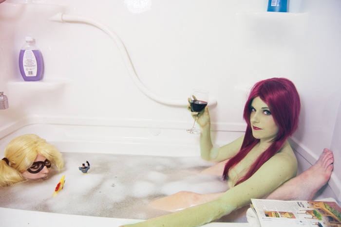 Bubble Bath Sirens Photoshoot