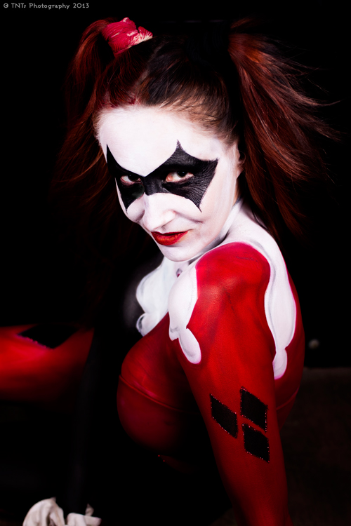 Harley Quinn Body Paint
