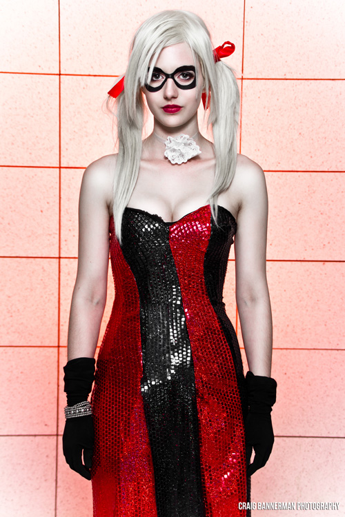 Elegant Harley Quinn Cosplay
