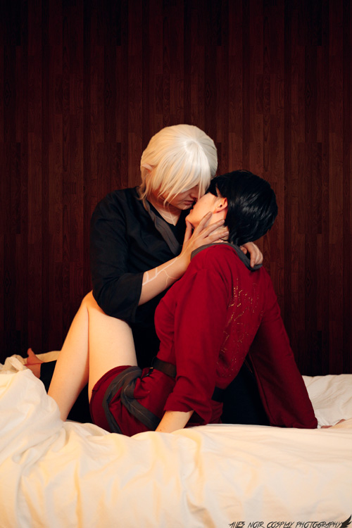 Hawke and Fenris from Dragon Age II Cosplay