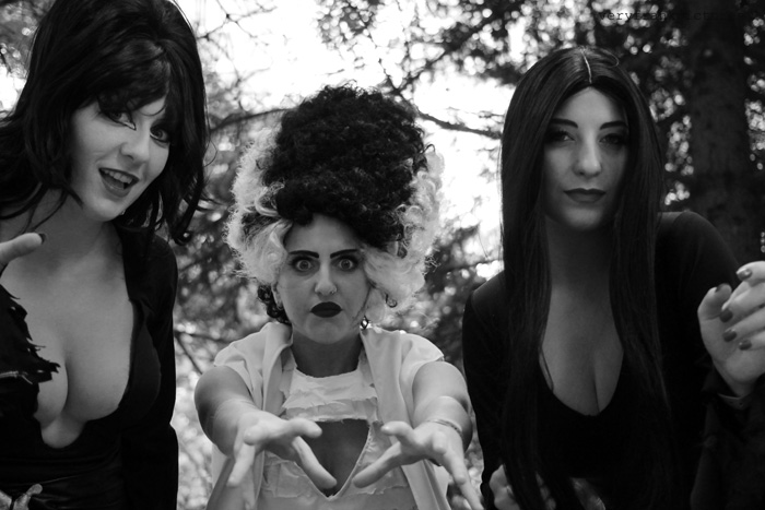 Classic Horror Femmes Trio Cosplay