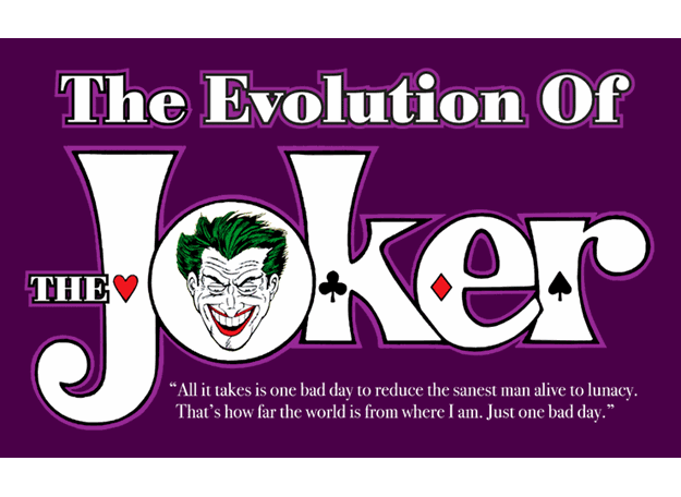 The Evolution of the Joker [Infographic]