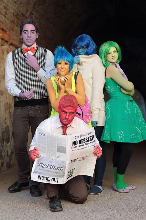 Inside Out Group Cosplay