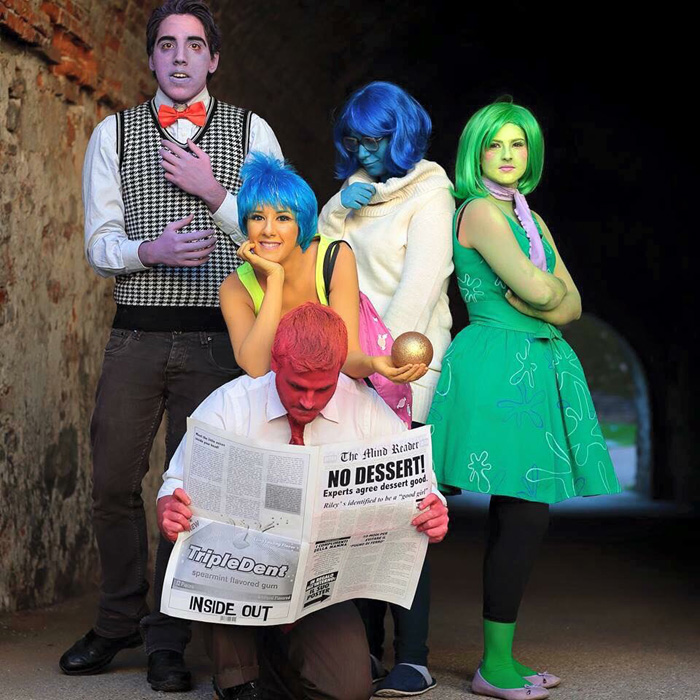 Inside Out Group Cosplay
