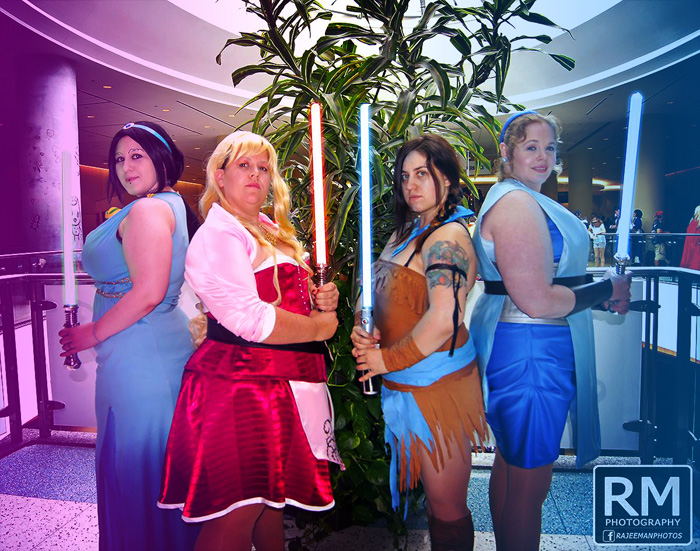 Jedi Disney Princesses Group Cosplay