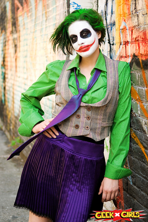 Female Joker vs Batman Cosplay