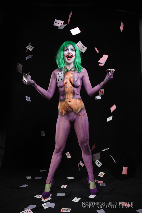 Joker Body Paint