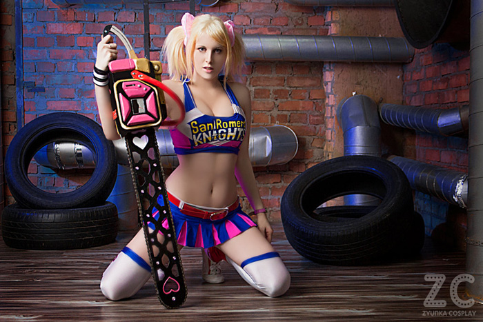  Game Lollipop Chainsaw Cosplay Juliet Starling Costume