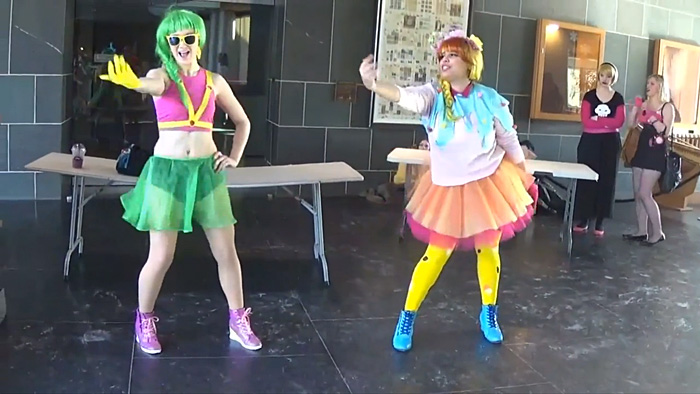 Cosplayers Dancing at Kitchener Comic Con 2015 Video