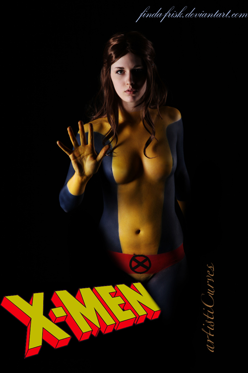 Kitty Pryde Body Paint