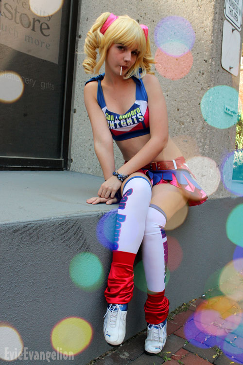  Game Lollipop Chainsaw Cosplay Juliet Starling Costume
