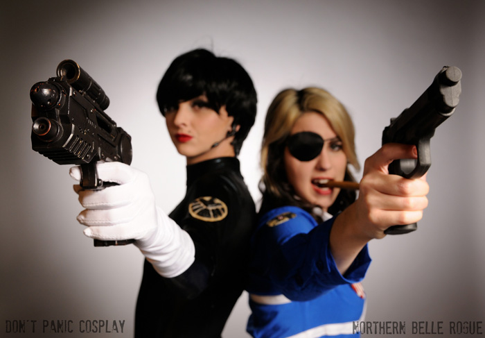 Nick Fury and Maria Hill Cosplay