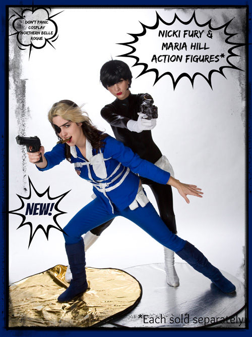 Nick Fury and Maria Hill Cosplay