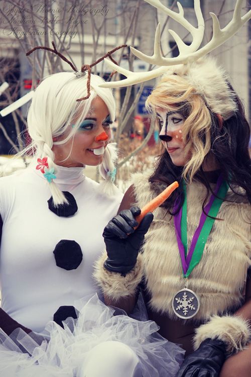 Olaf & Sven from Frozen Cosplay