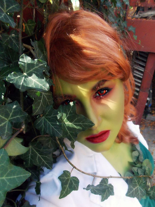 Poison Ivy Makeup Cosplay