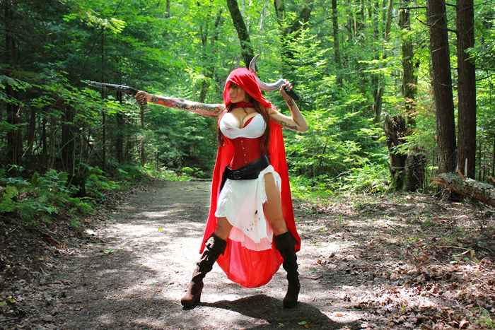Red Riding Hood Cosplay.