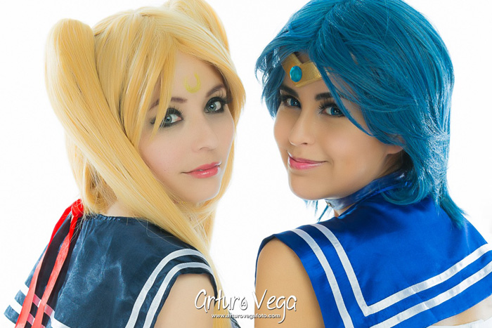 Sailor Moon & Sailor Mercury Lingerie Photoshoot