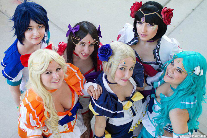 Sailor Scouts from Sailor Moon Cosplay