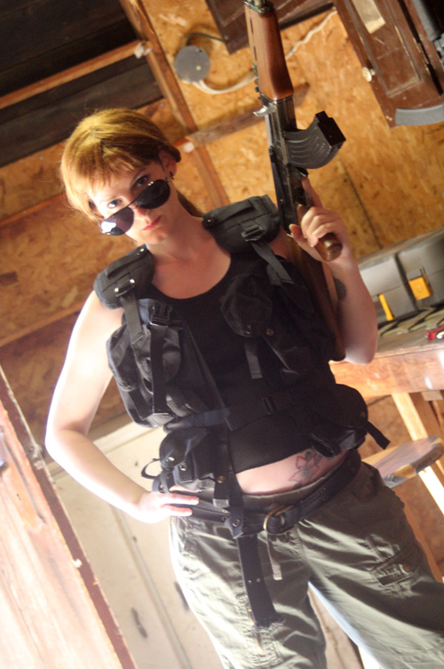 Sarah Connor from Terminator Cosplay.