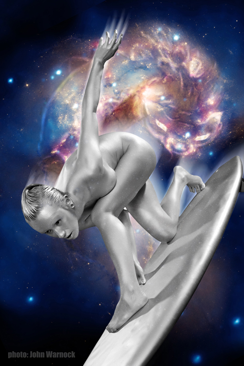Silver Surfer Body Paint