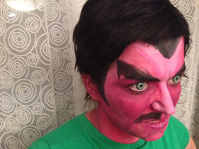 Sinestro Makeup