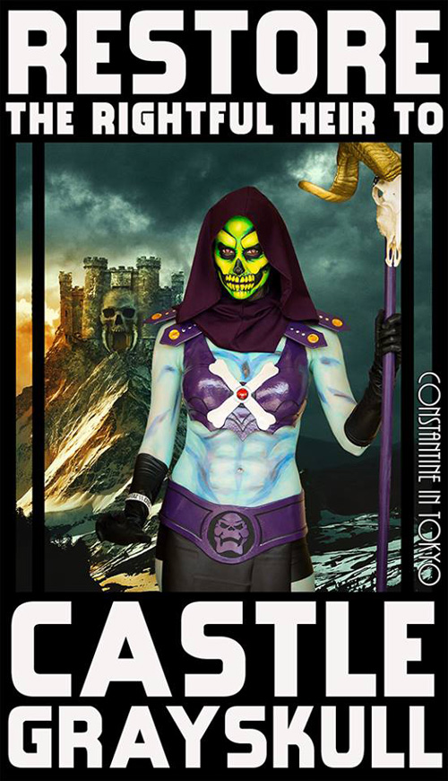 Female Skeletor Cosplay.