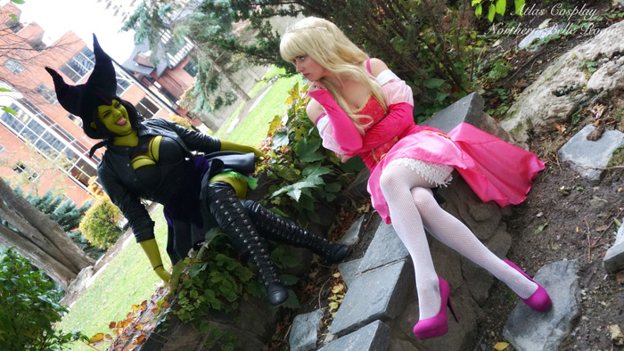 Aurora & Maleficent from Sleeping Beauty Cosplay